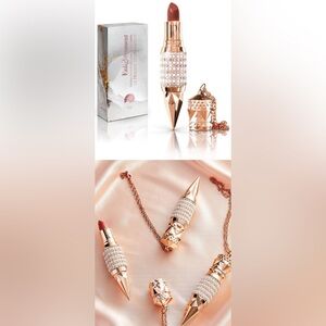 DIAMONDLIPO4 Enlightenment Prestige Diamond Lotus Flower Velvet Lipstick